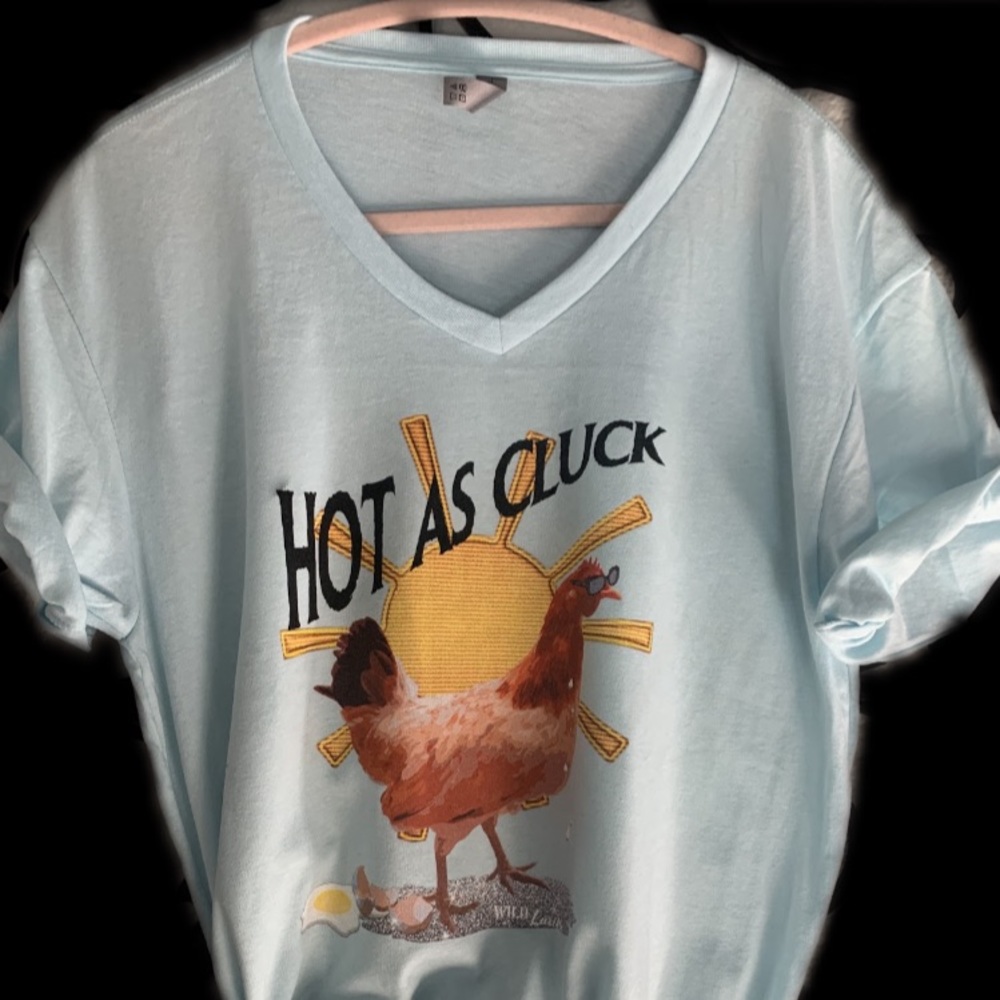 Hot as cluck graphic tee